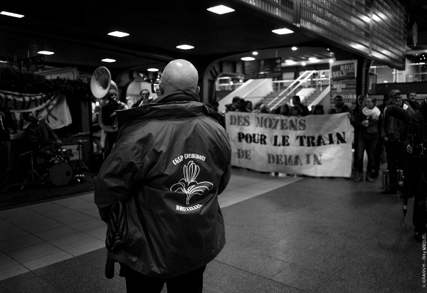Photo 48h de grève avec les cheminots